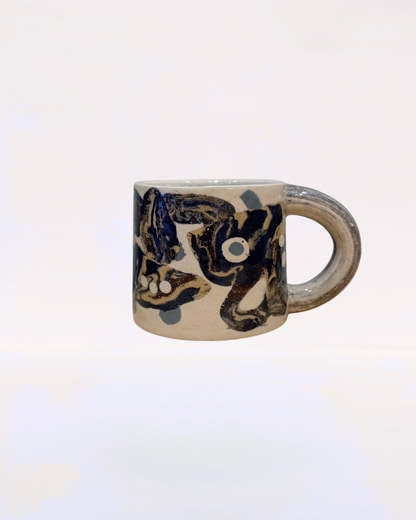 Handcrafted Ceramic Mug - Large Nerikomi