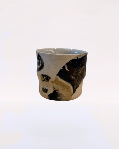 Handcrafted Ceramic Coffee Mug - Small Nerikomi