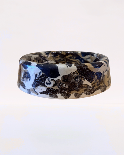 Handmade Ceramic Dog Bowl - Nerikomi