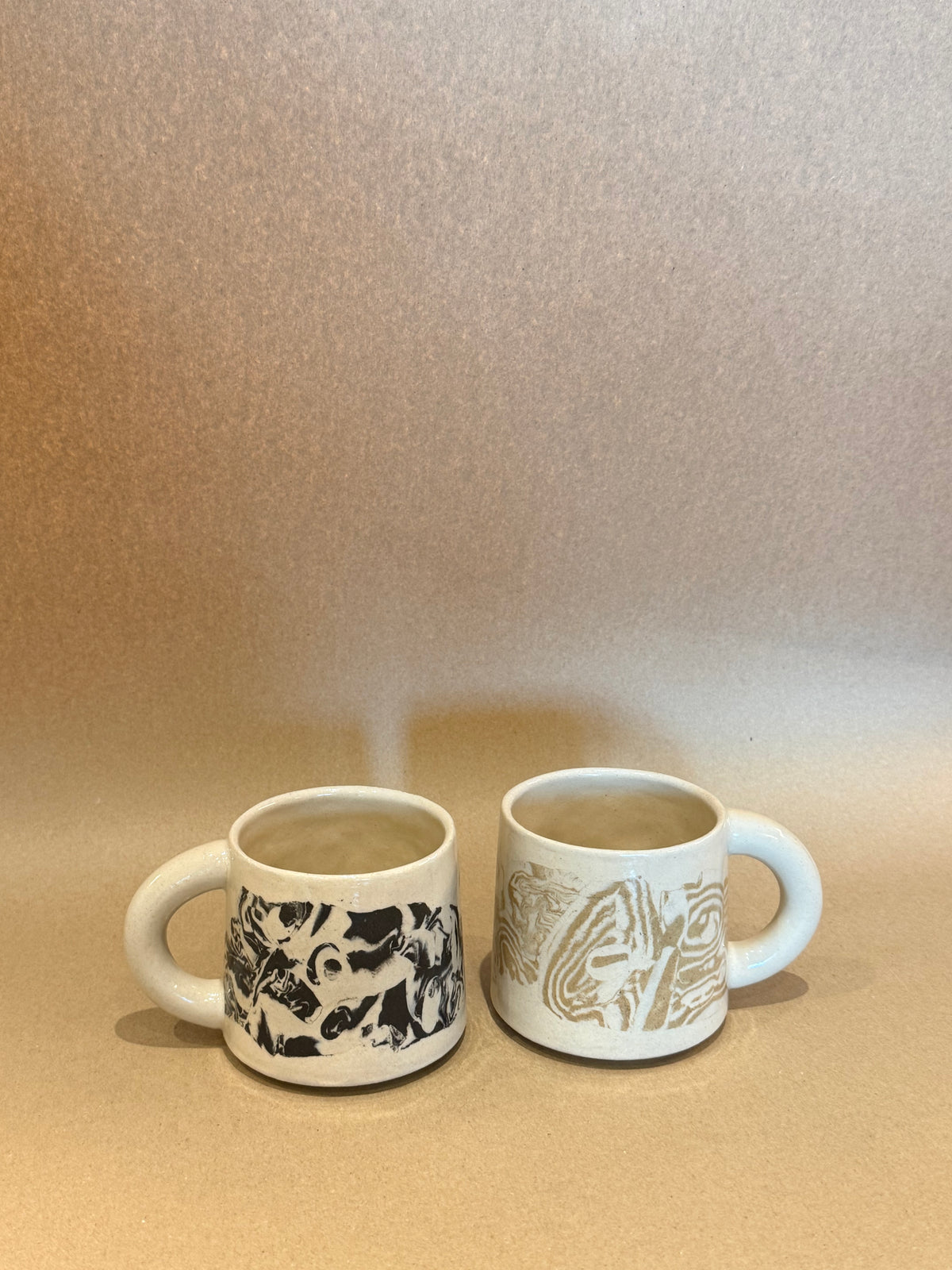 Handcrafted Ceramic Mug - Large Nerikomi