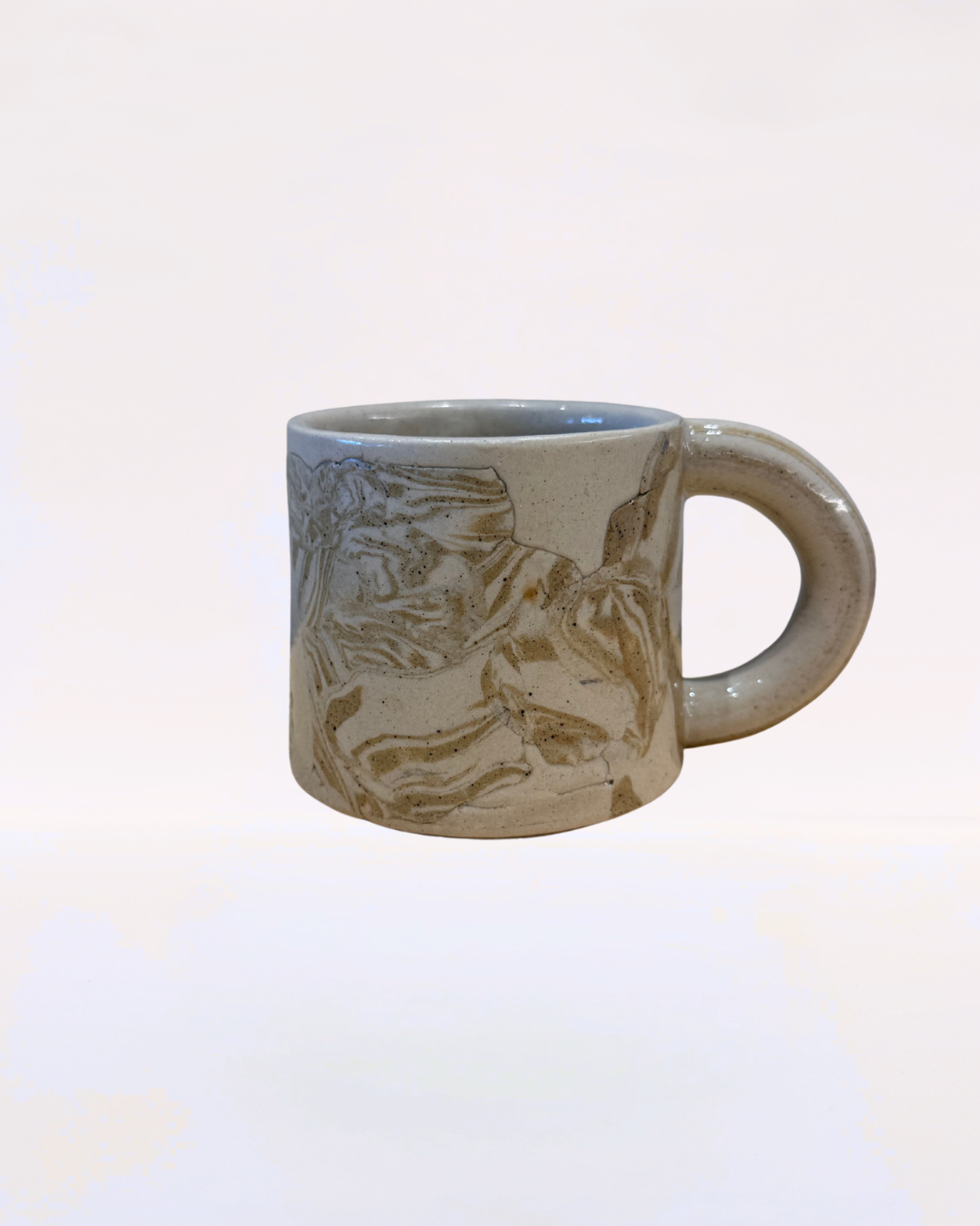 Handcrafted Ceramic Mug - Large Nerikomi