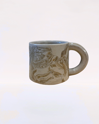 Handcrafted Ceramic Mug - Large Nerikomi