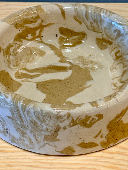 Handmade Ceramic Dog Bowl - Nerikomi