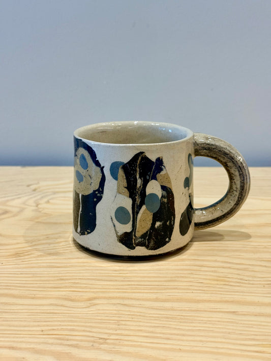 Handcrafted Ceramic Mug - Large Nerikomi