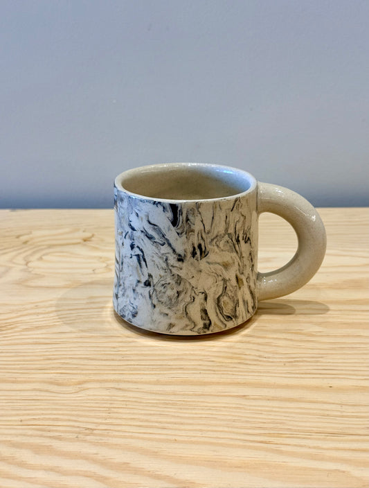 Handcrafted Ceramic Mug - Large Nerikomi