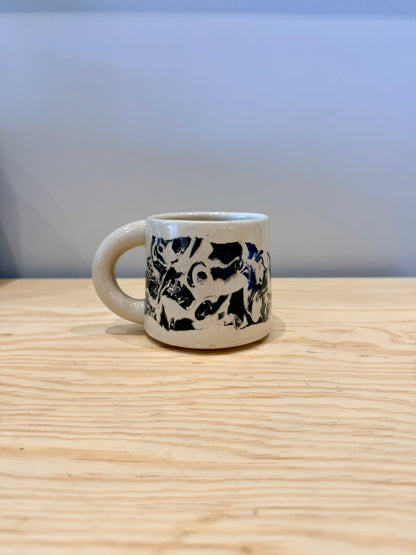 Handcrafted Ceramic Mug - Large Nerikomi